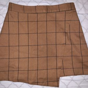 Wrap Patterned Skirt